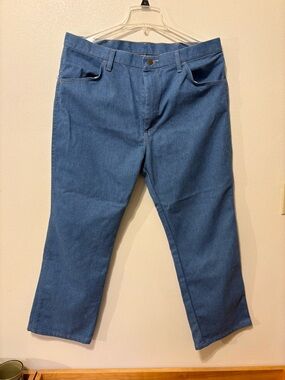 Wrangler Men's Bootcut Jeans in Medium Blue